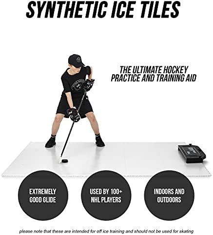 Better Hockey Extreme Training Kit - Awesome Training Aid para fotografar, passes, controle de disco e um temporizador - telhas premium com rebote de disco - treinador versátil de manuseio