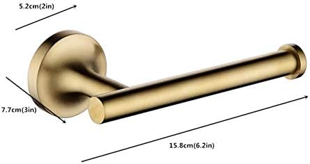 HTLLT Roll Suport Stand Papel Hotorizer Suitores de papel Rolo banheiro 304 Aço inoxidável Brass Papel Policor montado