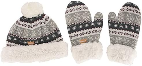 Bamboomn Women's Classic Winter Winter WhiMed Thermal Pom Pom Sapanie Chap