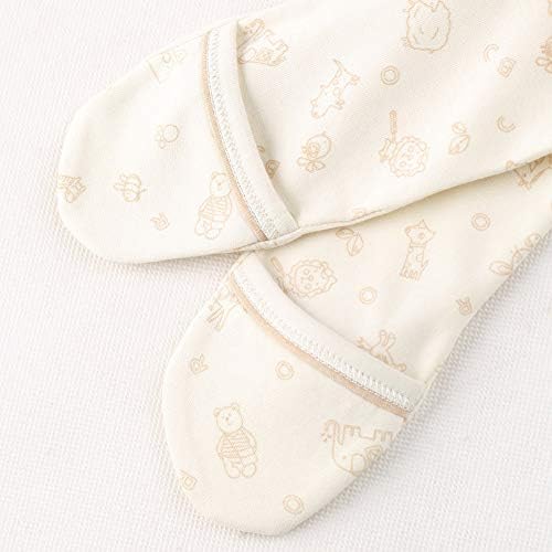 Baby com pé com luvas algodão allover nuvem pijamas laterais de correio lateral 0-6 meses