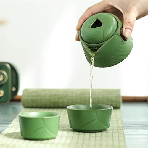 ZLXDP Viagem Tea Set Sett Set Presente Idéias de Cupo Quick Cupo Portátil Conjunto de Tea Presentes