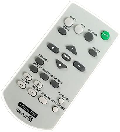 RM-PJ7 Replacement Projector Remote for Sony VPL-BW120S, VPL-CW255, VPL-CW275, VPL-CX235, VPL-CX275/ EW130/ EX100/ EX120/