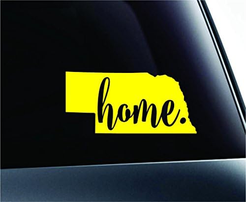 3 Home Nebraska State Lincoln Símbolo adesivo Decal