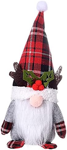 HHMEI sem rosto Dwarf Doll Mini Plush Christmas Decoration Crochet Pingente pendente Crafts de costura SGCABIBZTRYPUQ