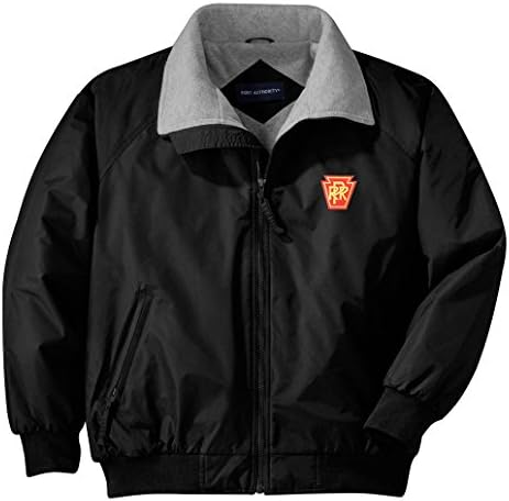 Daylight Sales Pennsylvania RR Logo bordou jaquetas bordadas com logotipo frontal [09]