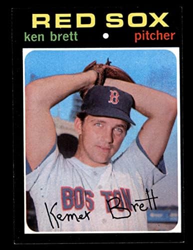 1971 Topps 89 Ken Brett Boston Red Sox ex Red Sox