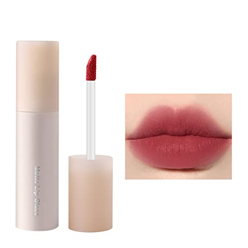 Embalagem para Lip Gloss 6 Color Powder Mist Silk Lip Salp não cai da cor White Watersperme Lip Batom Lip Gloss Lipstick Lipstick