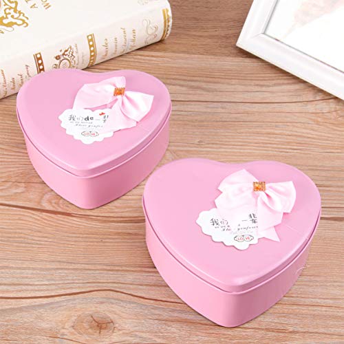 Presente de pretyzoom Papa 2 caixas Rose Flower Soap lençóis com caixa de lata de lata de coração portátil Sabonete de papel