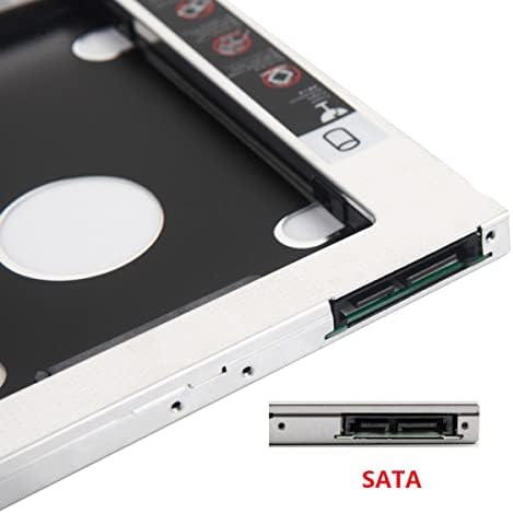 2º SSD HDD Bandeja de moldura do disco rígido para Dell Inspiron 15 5000 5565 5567 5748 5749 17 7000 Substitua du-8a5LH Gu90n DVD ímpar