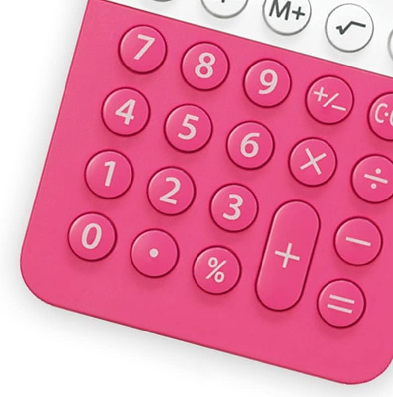Calculadora de desenhos animados de moda sdfgh colar color fofo bolso mini cinco cores portátil opcional (cor: c, tamanho