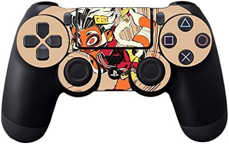 Mightyskins Skin Compatível com Sony PS4 Controller - Monkey Girl | Tampa protetora, durável e exclusiva do encomendamento de