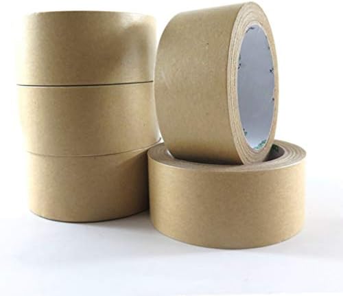 Fita adesiva de fita adesiva de fita adesiva de fita marrom Brown Gummed Kraft Fita de papel kraft fita de embalagem fita reforçada