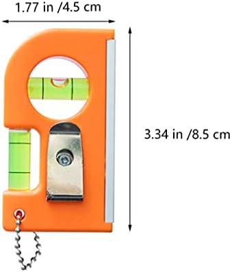 Iplusmile Frames magnéticos 2pcs Ferramenta de bolso magnético pequeno com dois niveladores de bolhas keychain Easy Carry and Storage