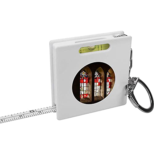 'Antiga igreja' Windows 'Fita de chaveiro/ferramenta de nível de espírito