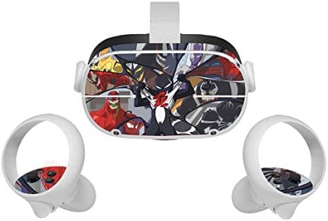 Black Spider Movie Oculus Quest 2 Skin VR 2 Skins Headsets and Controllers Sticker Protective Decals Acessórios