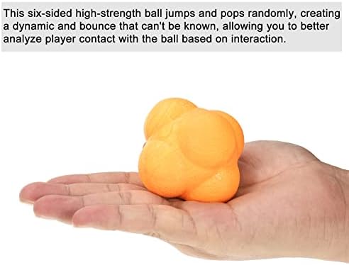 Patikil Bounce Reaction Balls, Coordenation Training Ball, Agility Trainer TPR, para Speed ​​Reflex