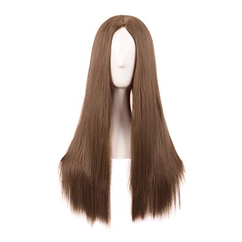 MAPOFBEAUTY Women Special Natural Long Long Long Side Bangs peruca