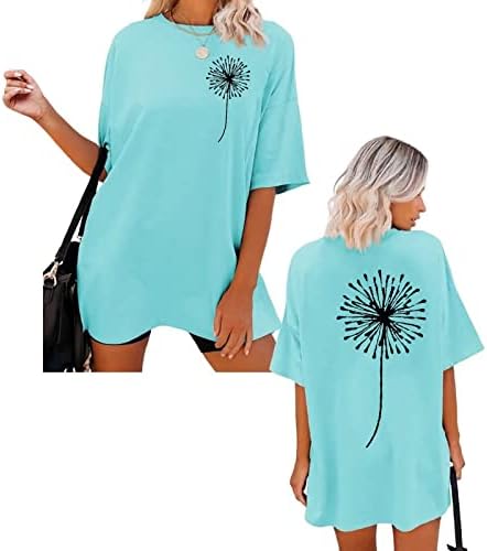 Camisetas de grandes dimensões para mulheres, impressão engraçada de letra de manga curta o pescoço camiseta de verão Tops sexy para mulheres