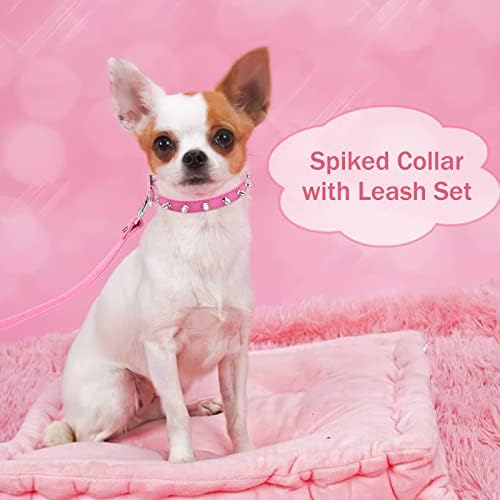 Colarinho de cachorro pequeno e coleira definida colares de cachorrinho personalizados para cães médios colar de gato