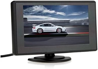 BW 4,3 polegadas TFT LCD Digital Car Vista traseira Monitor com 360 suporte giratório para câmeras de backup de veículos