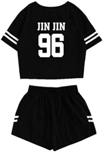 MAINLEAD KPOP ASTRO 2PCS T-shirts+calças quentes MJ Rocky Sanha Jinjin roupas