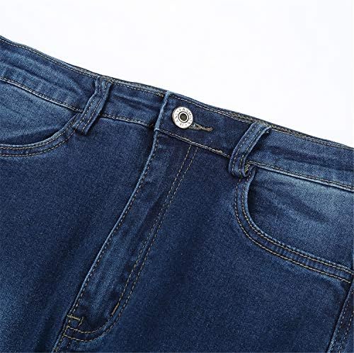 Andongnywell Women Juniors High Rise Irresistível calça jeans jegging calça de jeans magra