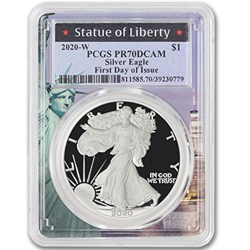 2020 W 1 OZ Provo American Silver Eagle Pr-70 Deep Cameo by Coinfolio $ 1 PR70DCAM PCGS