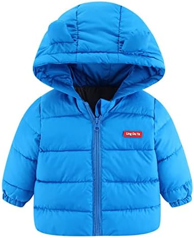 Crianças de criança bebê Baby Grils Meninos capuzes jaqueta ao ar livre espessa que quente casaco de casaco de vento Nome da marca