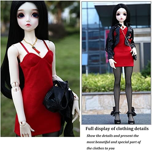 Roupas de BJD como corpo de menina, vestido de 1/3 de BJD SD Belas roupas de boneca reparam os acessórios de bonecas corpora