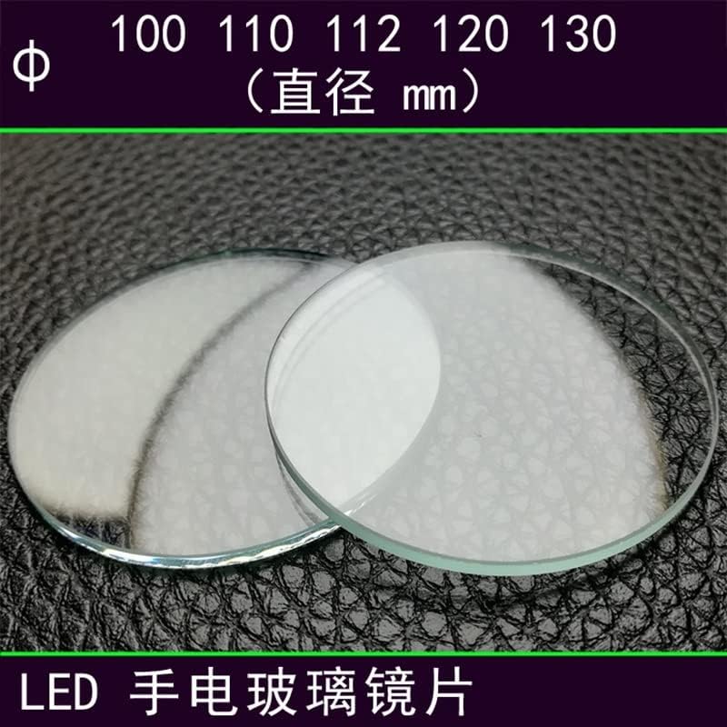 Acessórios para microscópio 1pcs lente plana para lanterna de lanterna diâmetro de vidro 110 112 120 130 mm de laboratório de lentes
