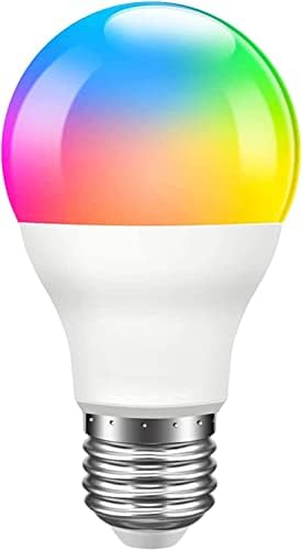 Lâmpada de lâmpada de mudança de cor, cores RGBW, lâmpadas diminuídas da lâmpada LED com controle remoto, para a festa do quarto da sala, crie uma atmosfera romântica ou festiva.