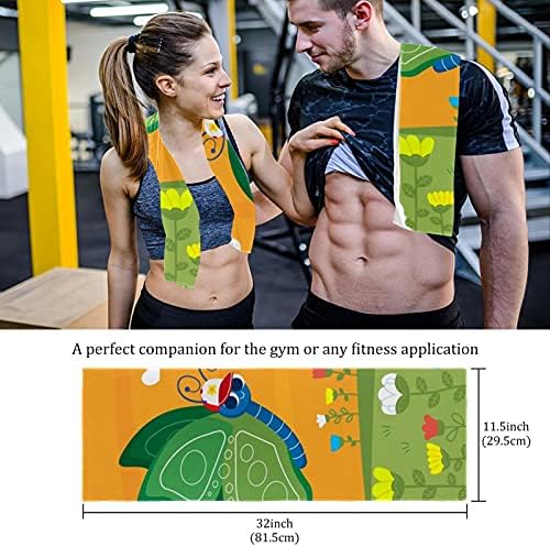Deyya Sports Sweat Toalha 2 Pacote de Toalhas Compactas Absorventes para Concurso de Fitness Piscina de Fitness