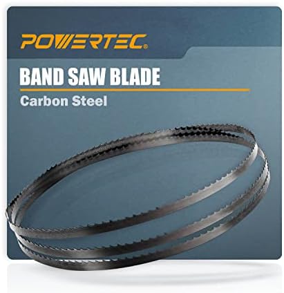 Powertec 13164V 56-1/8 x 3/8 x 18 TPI Band Saw Blade, para Delta, Pro-Tech e Ohio Forge 3 rodas 10
