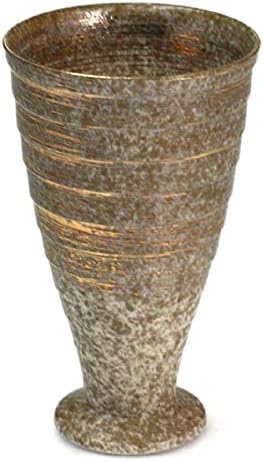 Goblet CTOC Japan, Multi, φ3,3 x 5,5 polegadas, 10,1 fl oz, metal marrom, forno de cerâmica, arita feita feita no Japão