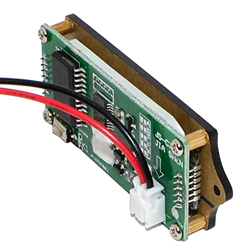 Medidor de tensão da bateria 6-63V com LCD Display Green Backlight, Monitor da bateria Medidor de capacidade do nível do nível do indicador de tensão Medidor de bitola para 2s-15s lítio e fosfato de ferro bateria