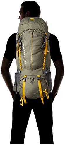 Mochila de Montans ferragem, asfalto cinza, 60 litros