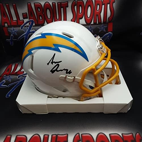Asante Samuel Jr. Authentic assinou o mini capacete autografado JSA. - Capacetes NFL autografados