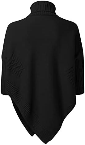 Camisola de gola alta para mulheres suéter de suéter suéter de malha de malha