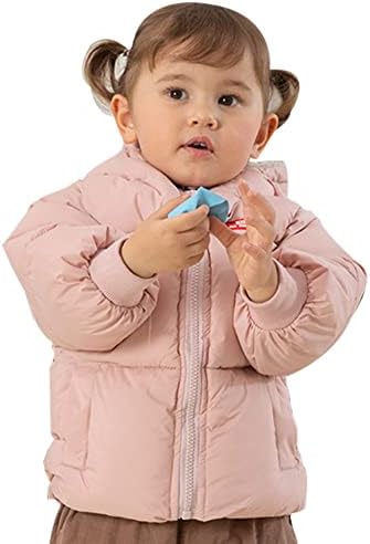 Xifamniy Baby Kids Casaco de inverno Puffer Down Jacket à prova de vento Jaqueta de inverno Capuz Outwear 2-6t