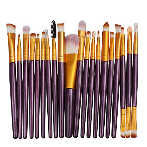 LanPeed 20pcs/set Pro Makeup Brusches configurando maquiagem Kit de ferramentas de pincel Kit de fundação Power Shader Liner