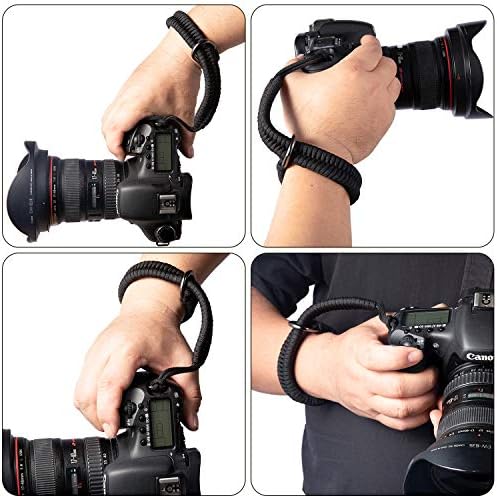 Pulseira de câmera, alça de mão de câmera ajustável de 1pack, para GoPro, DSLR ,, Fuji, cânone e câmeras sem espelho.