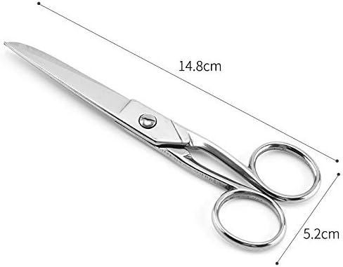 Tesoura de tesoura de tecido gciyaen Ultra Sharp Office Scissors Costura de serviço pesado Scissors retos Aço inoxidável Craft
