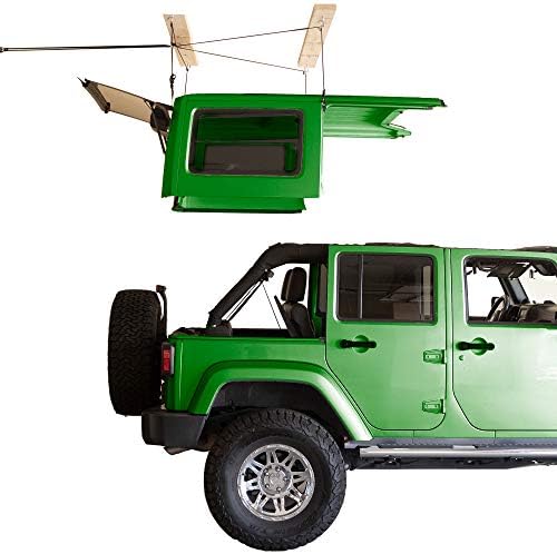 HARKEN-Hardtop Overhead Garage Storage guia para Jeep Wrangler e Ford Bronco, Sistema Anti-Dropo Autonacional, Autonacional,