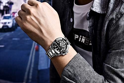 CEYADG PAGANI Design Relógios masculinos Mecânicos automáticos de 40 mm esportes de aço inoxidável de aço inoxidável Sapphire Watch