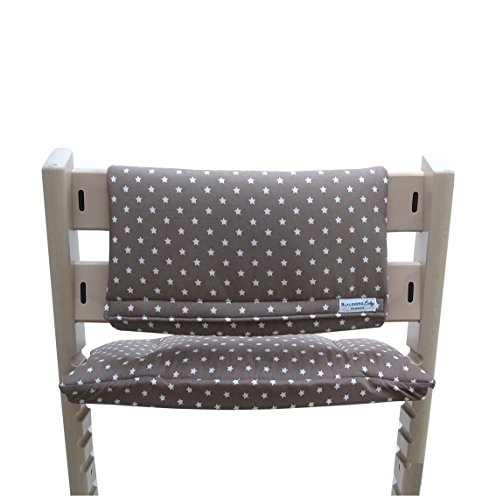 Blausberg Baby - Cushion Set Junior para Tripp Trapp High Chair of Stokke - Stars Taupe