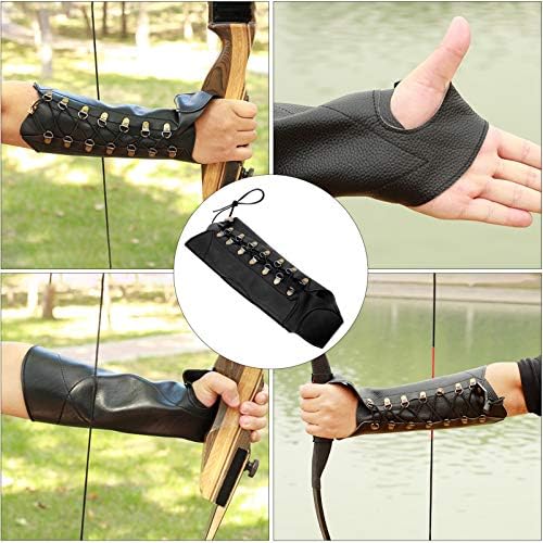 Besportble Black Wrist Pu Foram Acessórios Acessórios Mulheres Composto X. Protetor Braçador Arcário Men Practice Hand Andearma