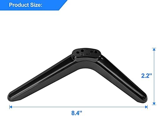 AusQo Base TV Bracket Leg is Applicable to TCL Most 32-55 inch Smart TV Desktop Bracket is Applicable to 55S401, 50S401,