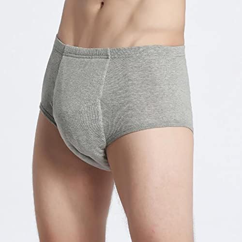 HFSKJWI Incontinência Roupa Undersex Reutiliza Calça de algodão reutilizável fraldas laváveis ​​à prova de vazamentos Incontinência moderada Fregers noturnas adultas para cuidados com incontinência com 2 fraldas, 2xl