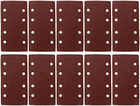 GOOFFY 30PCS Gancho e lixar discos de lixamento Pad Pad 8 Bubs Folhas de lixadeira 40 60 80 PAPEL ABRASIVO DE GRITAÇÃO