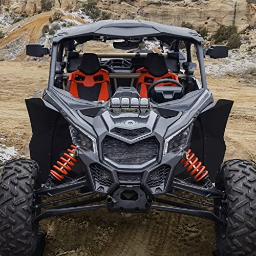 Espelhos laterais traseiros ajustáveis ​​para Can-Am Maverick X3, reautvs Design mais amplo dobrável Vista traseira